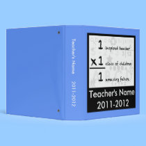 Customizable Personalized Teacher Binder binders