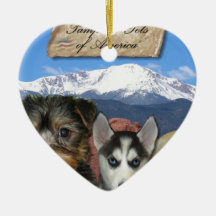 Customizable Pet Christmas Ornaments
