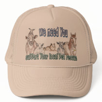 Customizable Pet Rescue hats by Petcetera Customizable Pet Rescue hats