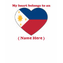 Customizable Philippines T-shirt by ValentinesDayTshirts Customizable Philippines T-shirt