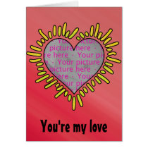 Customizable photo card cards