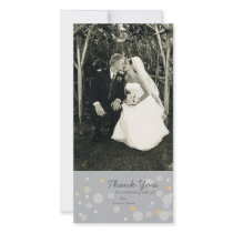 Customizable Photo Card: Champagne Bubbles