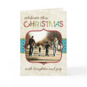 Customizable Photo Christmas Card card
