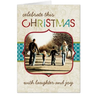 Customizable Photo Christmas Card