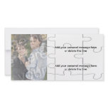 Customizable Photo "Mock" Puzzle Card - 12 pieces photo cards