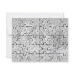 Customizable Photo "Mock" Puzzle Card-30 pieces invitations