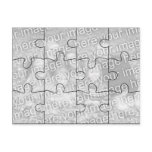 Customizable Photo "Mock" Puzzle Post Card postcards