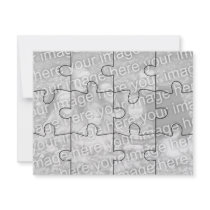 Customizable Photo Puzzle Greeting Card-12 pieces invitations by malibuitalian Customizable Photo Puzzle Greeting Card-12 pieces invitations