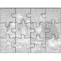 Customizable Photo Puzzle Greeting Card-12 pieces postcard