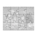 Customizable Photo Puzzle Greeting Card-12 pieces postcards