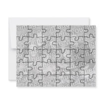 Customizable Photo Puzzle Greeting Card-30 pieces invitations by malibuitalian Customizable Photo Puzzle Greeting Card-30 pieces invitations