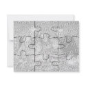 Customizable Photo Puzzle Greeting Card-9 pieces invitations by malibuitalian Customizable Photo Puzzle Greeting Card-9 pieces invitations
