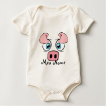 Customizable Pig Baby T-shirt