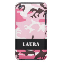 Customizable Pink Camo iPod Touch Case