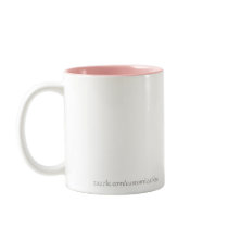 Customizable Pink Flower Mug