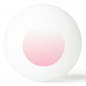 Customizable Pink Ombre Ping Pong Ball