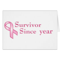 Customizable Pink Ribbon Card