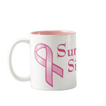 Customizable Pink Ribbon Mug