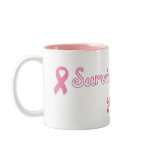 Customizable Pink Ribbon Mug