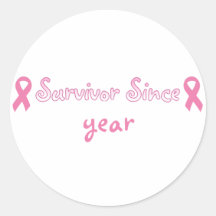 Customizable Pink Ribbon Sticker