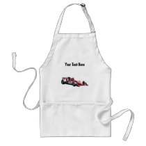 Customizable Plain Race Car Aprons