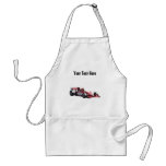 Customizable Plain Race Car Aprons