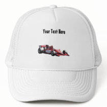 Customizable Plain Race Car Hats