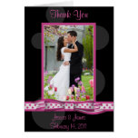 Customizable Polka Dot Thank You Card