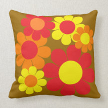 Customizable Pop Flower Power Pillow