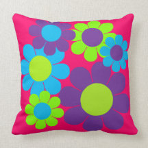 Customizable Pop Flower Power Pillows