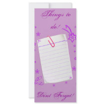 Customizable Pretty Every Day Essential Designs Customized Rack Card
