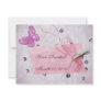 Customizable Pretty Pink Butterfly Design Custom Invites