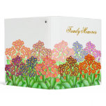 Customizable Primrose Garden Binder