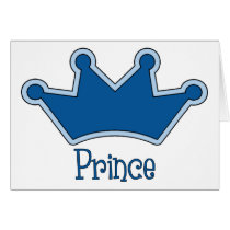 Customizable Prince - Crown Greeting Card