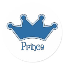 Customizable Prince - Crown stickers by naturetees Customizable Prince - Crown stickers