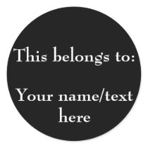 Customizable Property Sticker