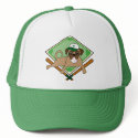 Customizable Pug Baseball Hat - green by designsbydandy Customizable Pug Baseball Hat - green