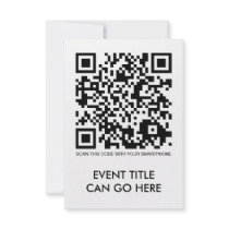 customizable QR code Custom Announcements