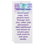 Customizable Rack Cards - Blues Lines