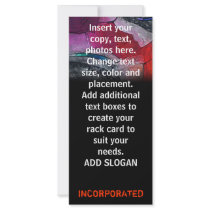 Customizable Rack Cards - Incorporated