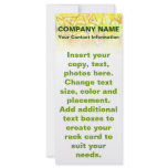 Customizable Rack Cards - Lemon Drop