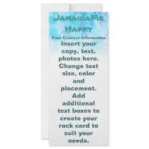 Customizable Rack Cards - Under The Sea