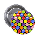 Customizable Retro Smileys Pinback Buttons