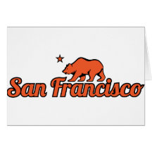 Customizable San Francisco Greeting Card