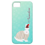Customizable: Santa bunny iPhone 5 Cases