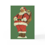 Customizable Santa, die cut cards