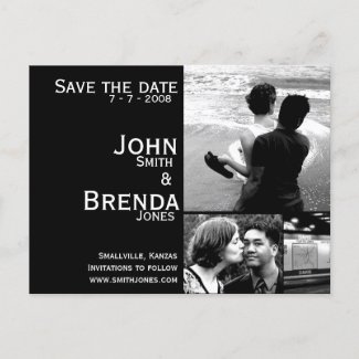 Customizable Save the Date Announcement Postcards