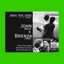 Customizable Save the Date Announcement postcards