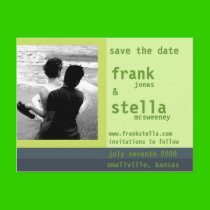 Customizable Save the Date Card postcards