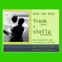 Customizable Save the Date Card Postcards